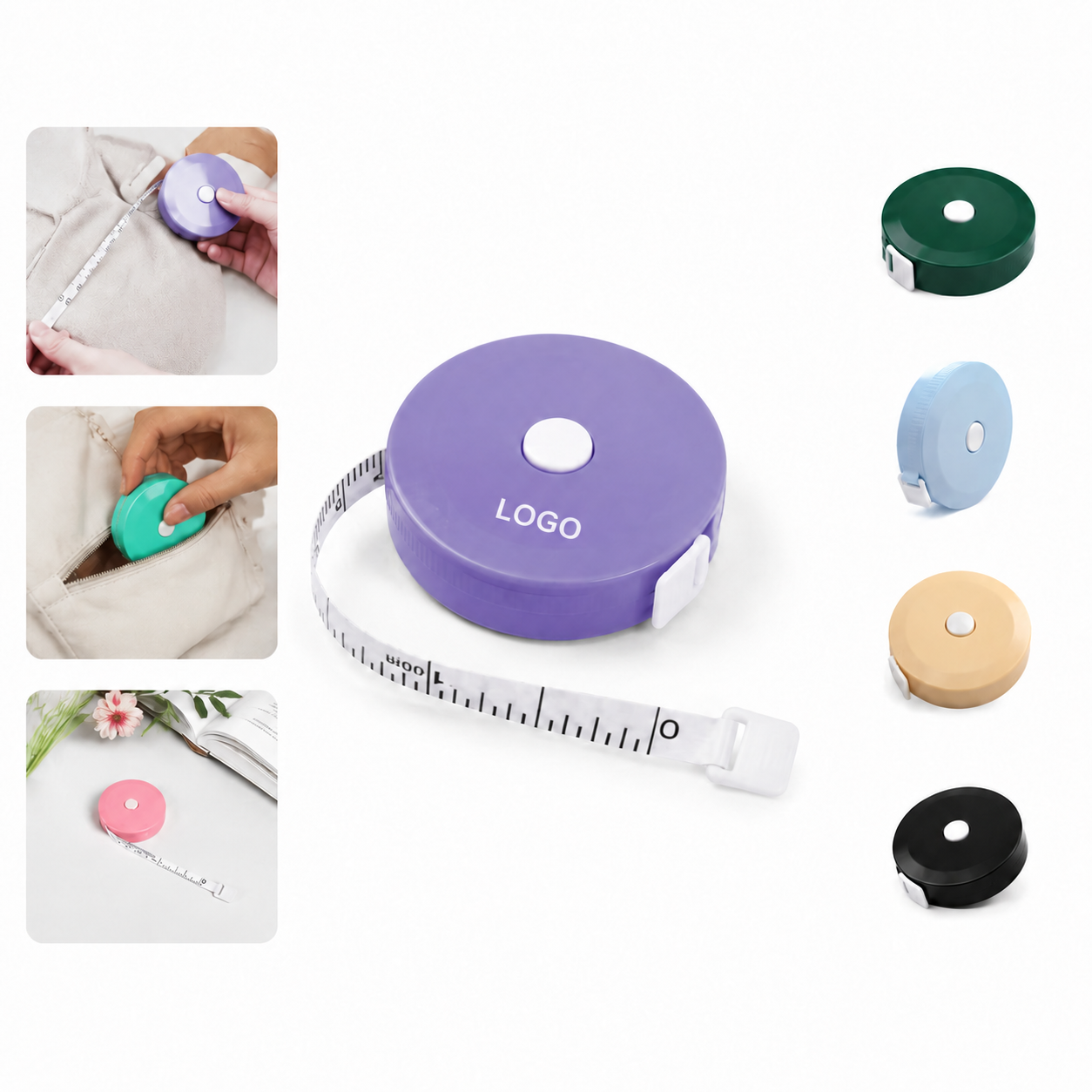 Soft Double-Sided Retractable Measuring Tape