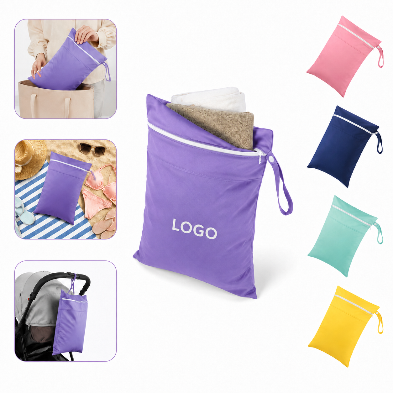 Reusable Waterproof Diaper Wet Dry Bag