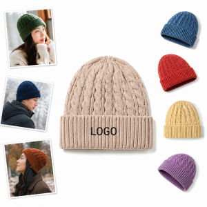 Unisex Anti-Pill Cuffed Knit Beanie