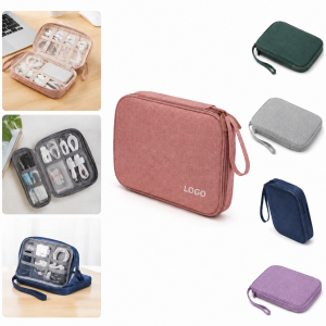 Multi-Compartment Electronics Organizer Bag